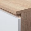 AKORD K60 Sonoma Komód 4 Fiókos Laminált Fehér