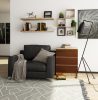 AKORD CLP Komód 3 Fiókos Sonoma Tölgy/Wenge Laminált