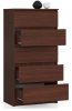 AKORD CLP 5 Fiókos Komód Wenge Laminált 60cm