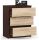 AKORD CLP Komód 3 Fiókos Laminált Wenge-Sonoma Tölgy