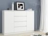 AKORD CLP K140 Komód Laminált Fehér Matt