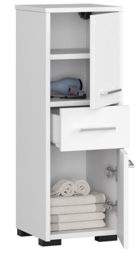 AKORD FIN Fürdőszobai Álló Szekrény 85cm Fehér