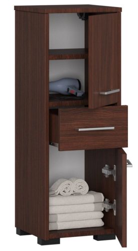 AKORD FIN Fürdőszobai Oszlopszekrény 85cm Wenge