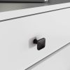 AKORD Mobi K-04 Fiókos Komód Laminált Fehér-Fekete