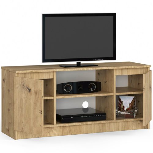 AKORD CLP TV Szekrény Artisan Tölgy Laminált 120cm