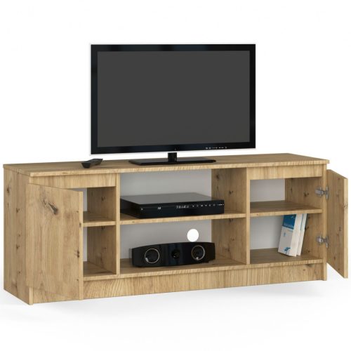 AKORD CLP Artisan TV-állvány Laminált Tölgy 140