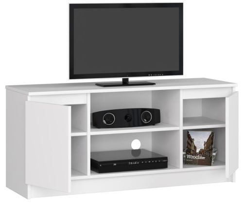 AKORD CLP TV Szekrény 120 Laminált Fehér Matt