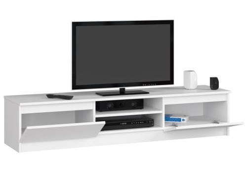 AKORD CLP K160 TV-szekrény Laminált Fehér Matt