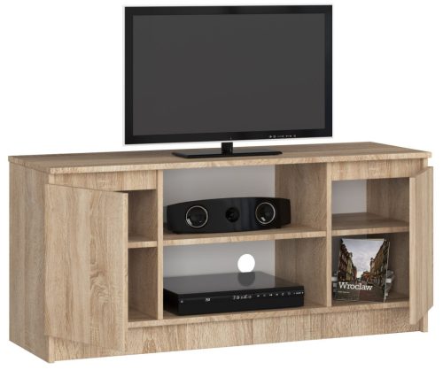 AKORD CLP TV-szekrény Sonoma Tölgy 120cm Laminált