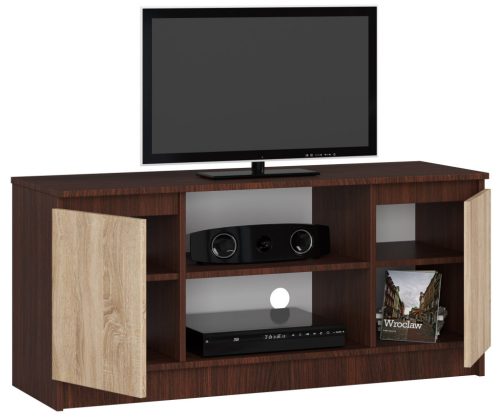 AKORD K120 TV-állvány Wenge Sonoma Tölgy Laminált