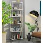 AKORD Loft 600 Fehér Fém Polcos Állvány