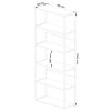 AKORD Loft 800 Fehér Fém Polcos Állvány