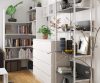 AKORD Loft 700 Fém Polcos Állvány Fehér/Szürke