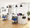 AKORD CLP Irodai Szekrény Magasfényű Fehér MDF 80cm