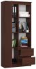 AKORD CLP R11 Irodai Könyvespolc Wenge Laminált 2 Fiókos