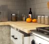 AKORD Oliwia G2 Konyhabútor Szett 2.4m Fehér-Beton
