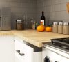 AKORD Oliwia 1.8 Konyhabútor Szett Fehér Laminált