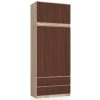 AKORD CLP Szekrény Rátét Sonoma Tölgy Wenge 90cm