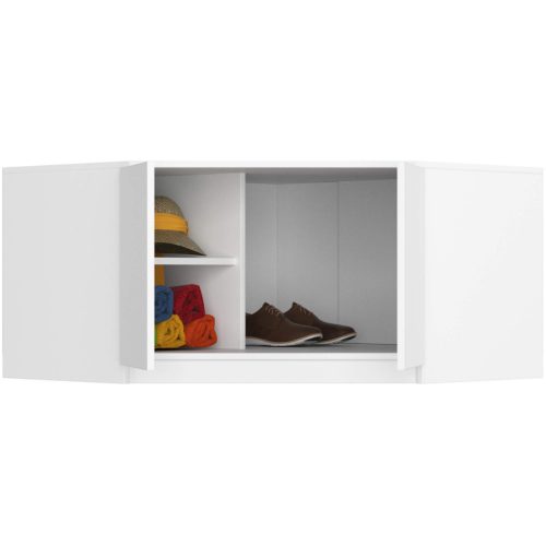 AKORD CLP Szekrény Rátét Laminált Fehér 100cm