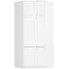 AKORD CLP Szekrény Rátét Laminált Fehér 100cm