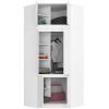 AKORD CLP Szekrény Rátét Laminált Fehér 100cm