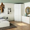 AKORD CLP Szekrény Rátét Laminált Fehér 100cm