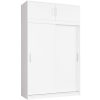 AKORD CLP Szekrény Rátét Laminált Fehér 150cm