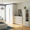 AKORD CLP Szekrény Rátét Laminált Fehér 150cm