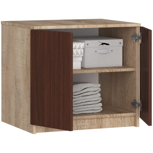 AKORD CLP Szekrény Rátét Sonoma Tölgy/Wenge 60cm