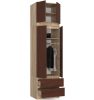 AKORD CLP Szekrény Rátét Sonoma Tölgy/Wenge 60cm