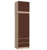 AKORD CLP Szekrény Rátét Sonoma Tölgy/Wenge 60cm