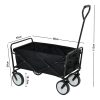 Fancy Garden TYRS Összecsukható Szállító Kocsi 145L Fekete