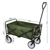 Fancy Garden TYRS Összecsukható Szállító Kocsi 145L Zöld