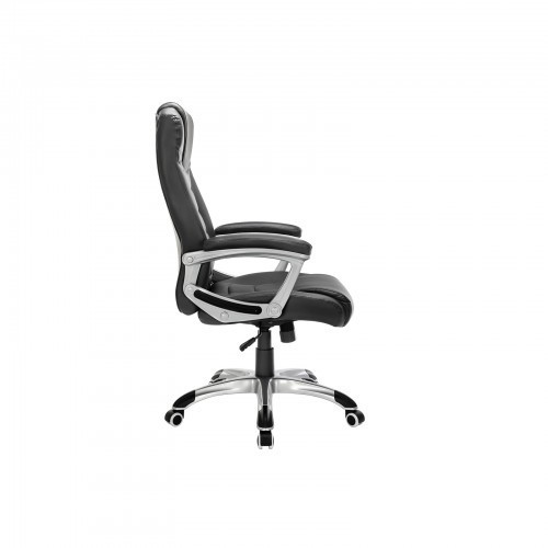 SONGMICS OBG21B Ergonomikus Irodai Szék Fekete PU Bőr