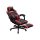 SONGMICS Racing Gamer Szék Lábtartóval Ergonomikus Fekete-Piros