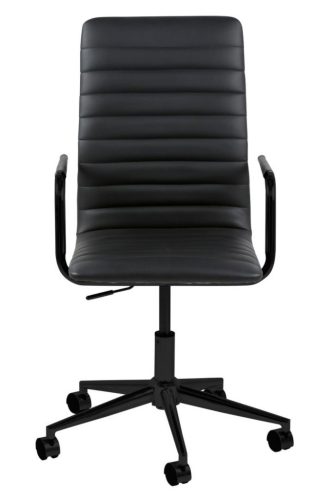 Actona Winslow Irodai Szék Műbőr Fekete Ergonomikus