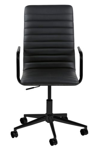 Actona Winslow Irodai Szék Műbőr Fekete Ergonomikus