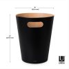 Umbra Woodrow Fa Szemetes Fekete