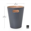 Umbra Woodrow Fa Szemetes Antracit