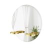 Umbra Perch Fali Tükör Réz Polcokkal 60 cm