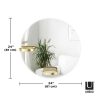 Umbra Perch Fali Tükör Réz Polcokkal 60 cm