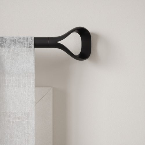 Umbra Loop Teleszkópos Függönykarnis Matt Fekete 107-305 cm