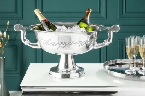 Invicta Interior Champagne Alumínium Pezsgőhűtő 65 cm Ezüst