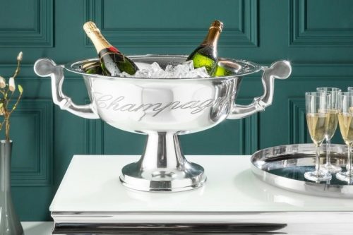 Invicta Interior Champagne Alumínium Pezsgőhűtő 65 cm Ezüst