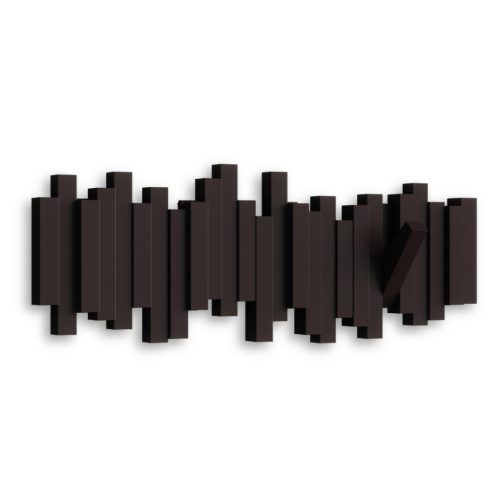 Umbra Sticks Műanyag Fali Fogas Espresso