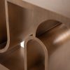 Richmond Lugano Konzolasztal Kefés Arany Fém Geometrikus