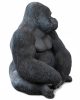 Kare Design XL Gorilla Műanyag Dekoráció Fekete 76cm