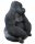 Kare Design XL Gorilla Műanyag Dekoráció Fekete 76cm