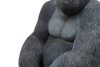 Kare Design XL Gorilla Műanyag Dekoráció Fekete 76cm