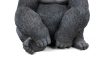 Kare Design XL Gorilla Műanyag Dekoráció Fekete 76cm